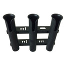 Black 3 Tubes Link Fishing Rod Racks Fishing Rod Racks Holder for Marine Boat
