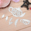 Metal Cutting Die Stencil for DIY Scrapbook Photo Album Tea Set (MS-643) A