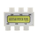 Guitar Pitch Pipe Pipe Pipe Tuner 6 Tone (E, A, D, G, B, E) Plastic 4.5 X 5.2 Cm