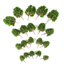 20 Tree Models Train Railway Wargame Diorama Scenery Lanscape 1/75-200 Green