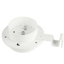 Solar Powered Yard Wall LED Light Fence Wall Lamp White Light White ABS Modern