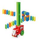 Domino Train Play Set with Sound & Light Automatic Laying Domino Brick Kids Toys