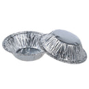 250 Pcs Circular Egg Tart Tins Cake Cups for Kitchen Baking X6G9