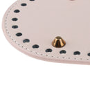 2pcs 64 Holes PU Bag Pad Shaper Tote Bottom Insert Hand-woven Bag Accessory