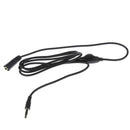 3.5mm M/F Stereo Headphone Audio Extension Cable 1M with Volume Control for