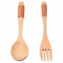 Eco-Friendly Wooden Spoon and Fork Set coffee