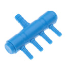 5Piece Aquarium Fish Tank Pond Pump Manifold Air Divider Valve 1 to 4 Outlet