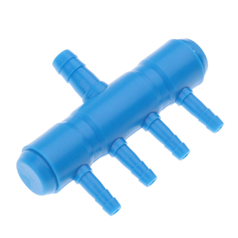 5Piece Aquarium Fish Tank Pond Pump Manifold Air Divider Valve 1 to 4 Outlet