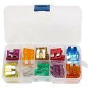 50Pcs Blade Fuses Assortment Kit Auto Car Truck Motor Medium 10 Values 3A~4