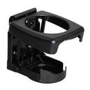 2Pcs Car Folding Drink Holder Boat Vehicle Cup Mugs Stand Hard Plastic Black