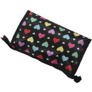 Cute Colorful Love Heart Polyester Comestic Makeup Storage Travel Bath Orga B8Y1