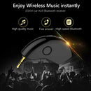 Bluetooth 5.0 Audio Receiver 3.5mm AUX Jack Music Adapter for Car Speaker