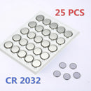 25 Pcs CR2032 CR 2032 3 Volt Button Cell Coin Battery for Toys Watch Remote