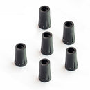 Extra Hiking Pole Replacement Tips - Pack of 6 - Fits All Standard Hiking,