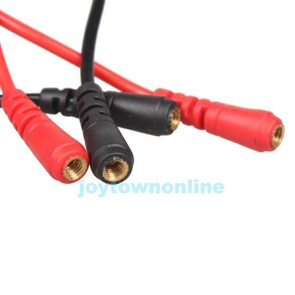 1 Set Multifunction Digital Multimeter Probe Test Cable Lead Alligator Clip Tool