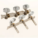 Classical Guitar String Tuning Pegs Keys Machine Heads Tuners w. Chrome Tip Set