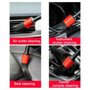 5Pcs/set Car Detailing Brush Cleaning Natural Multi-function Hair Brush Pretty