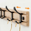 Nordic Style Bedroom Coat Rack Clothes Hanger Hooks Closet Wooden Hat Racks