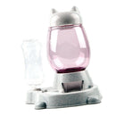 Pet Dog Automatic Dispenser Pet Bowls For Large Dogs Puppy Kitten Gray