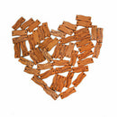 50 X Wooden Buttons Handmade Tags DIY Sewing Craft 2 Holes Flat Buttons CA