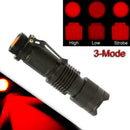 Red Light LED Flashlight 3 Modes Torch Lamp Astronomy Favor Night Vision Ca Z1W1