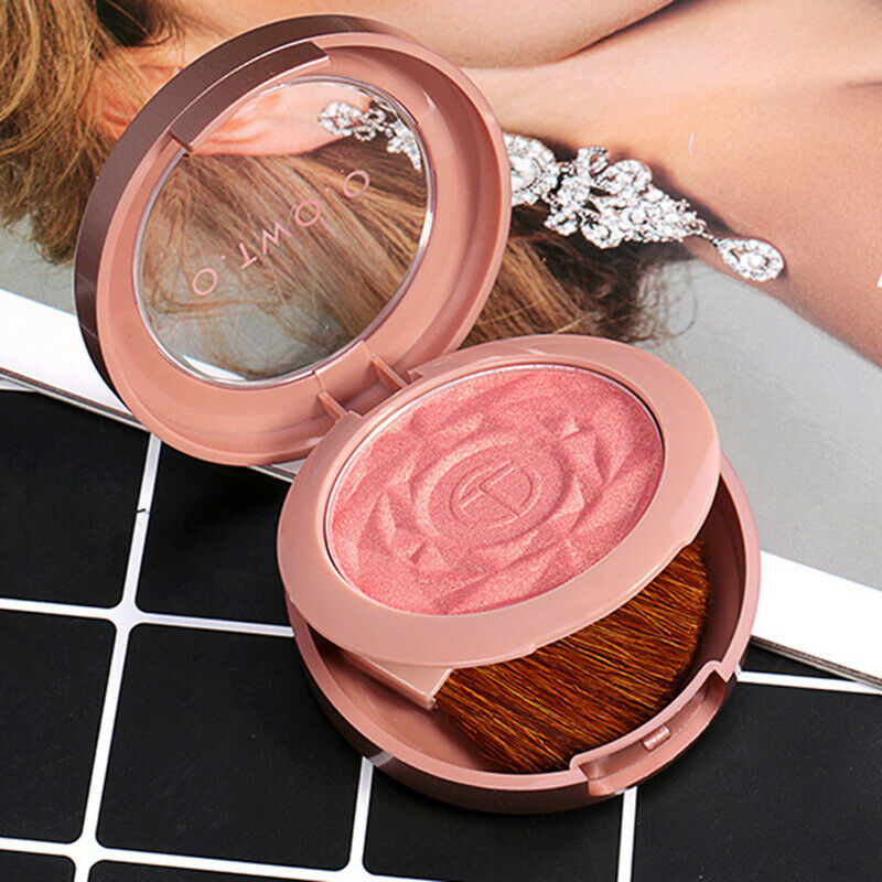 O.Two.O Face Blusher Powder Rouge Makeup Cheek Blusher Powder Minerals Pale B1T7