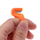 3x Plastic Sewing Thimble Ring with Blade Finger Thimble Thread Cutter Tool JR