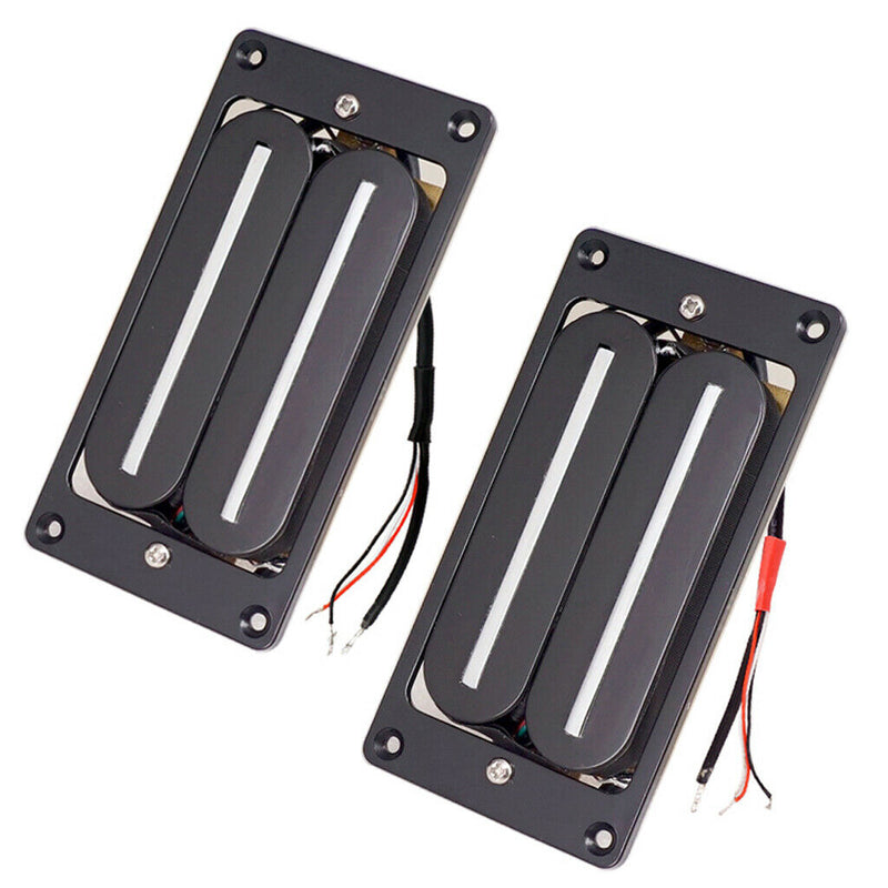 2 Pieces Electric Guitar Dual Twin Rails  Pickups N & B Luthier Supply