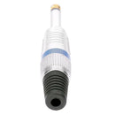 Mono 6.35mm 1/4 Inch Nickel Plated Male Tip Audio Sound Mic Jack Plug Connector