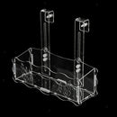 Acrylic Aquatic Plant Cup Pot Holder Aquarium Tank Live Plant Glass Pot Red