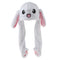 Rabbit Hat Ear Moving Jumping Hat Funny Bunny Plush Hat Cap For Women Girls