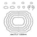 Blessing Type Metal Cutting Die for DIY Scrapbooking Stencils (Cutting Die) A