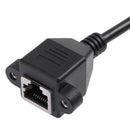 15Cm Rj45 Female Plug To Xlr 3 Pin Male/Connector Adapter Cable Ethernet Co