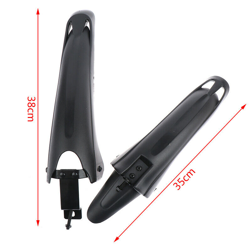1 Set Tube Bicycle Riding Mudguard Plastic Mountain Bike Front Rear Fender Nw