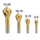 Titanium Coated HSS Countersink Deburring Drill Bit For Metal Steel Plasti NVX
