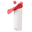 Cartoon Mouse Portable Mini USB Fan Rechargeable Handheld Small Fan (5pcs) A
