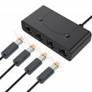 4 Port USB Gamecube N GC Controller Adapter Converter For Switch/Wii U /PC 3In1