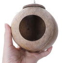 Natural Coconut Shell Bird Nest House Hut For Pet Parrot Budgies Parakeet C D4X9