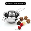 Stainless Steel Melt Pot Portable Chocolate Heating Bowl Kitchen Cook Tool