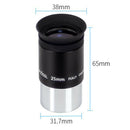 1.25" 25mm Ultra Wide Angle Eyepiece for Telescope Designed with Foldable Eyecup