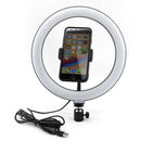 10" LED Ring Light Dimmable Lighting Kit Phone Selfie Tripod Makeup Live Lamp