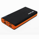 Power Bank Case Kit 18650 Battery Charger Flashlight for Cell Phone-Orange