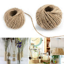 100m Natural Brown Roll Rope Twine String F. DIY Art Decor Wrapping Cords Thread