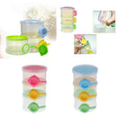 3 Layers Newborn Baby Milk Powder Box Snack Container Feeding Box Case Color 1