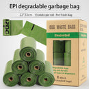 8Rolls/120Pcs Degradable Pet Waste Poop Trash Bags Dog Cat Cleaning GarbageS Ew