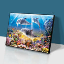 5D DIY Diamond Painting Kits Sea World Full Round Drill Handicraft Home Art