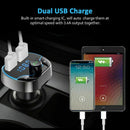 Bluetooth FM Transmitter Charger, Wireless Radio Transmitter Car Kit Adapte