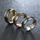 8Mm Mood Rings For Lovers Color Changing Temperature Celsius Display Novelt C8Y2