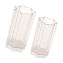 Transparent Plastic Candle Molds, Seven