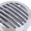Round Louvered Vent 3 inch 76mm - Marine Boat Air Vent, 316 Stainless Steel